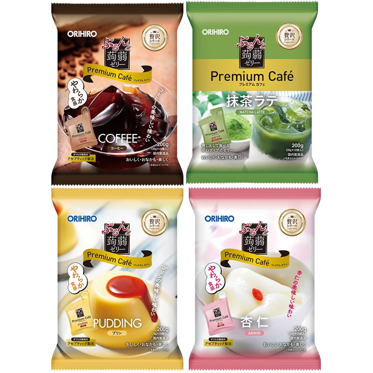 Amazon.co.jp: 【セット買い】ぷるんと蒟蒻ゼリー プレミアムカフェ